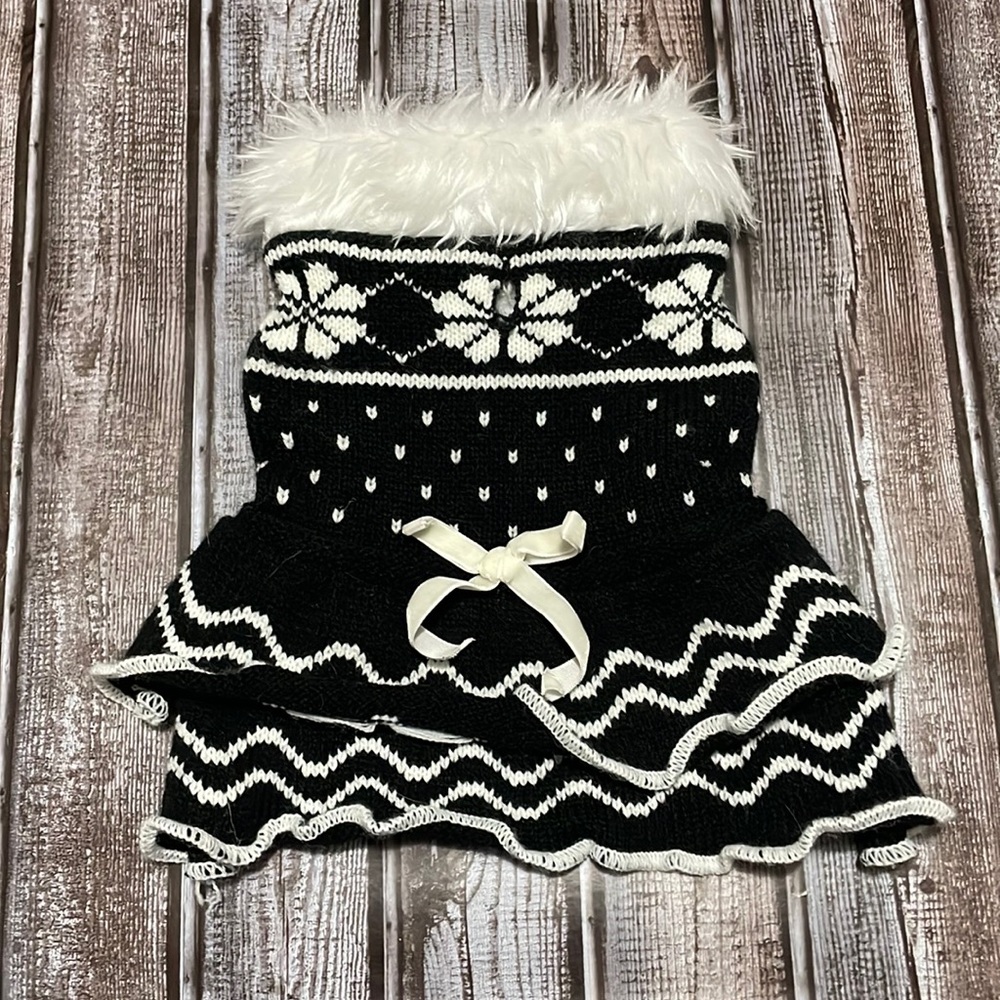 Doggie knitted sweater dress